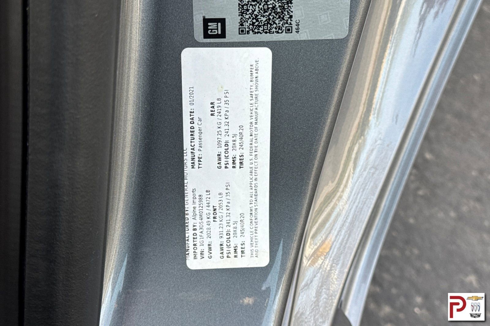 Certified 2021 Chevrolet Camaro LT w/ RS Package image 34