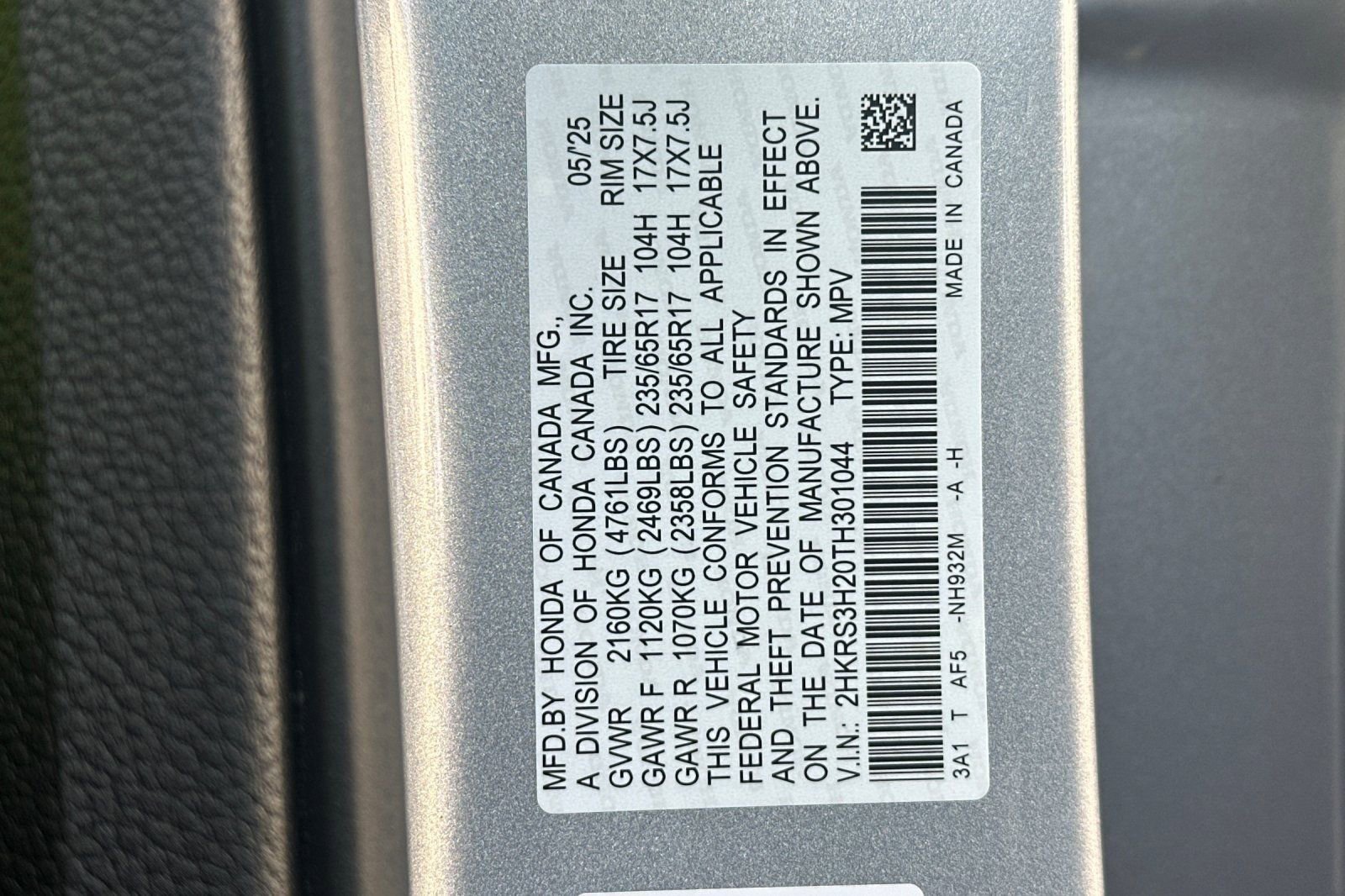 Used 2026 Honda CR-V LX image 35