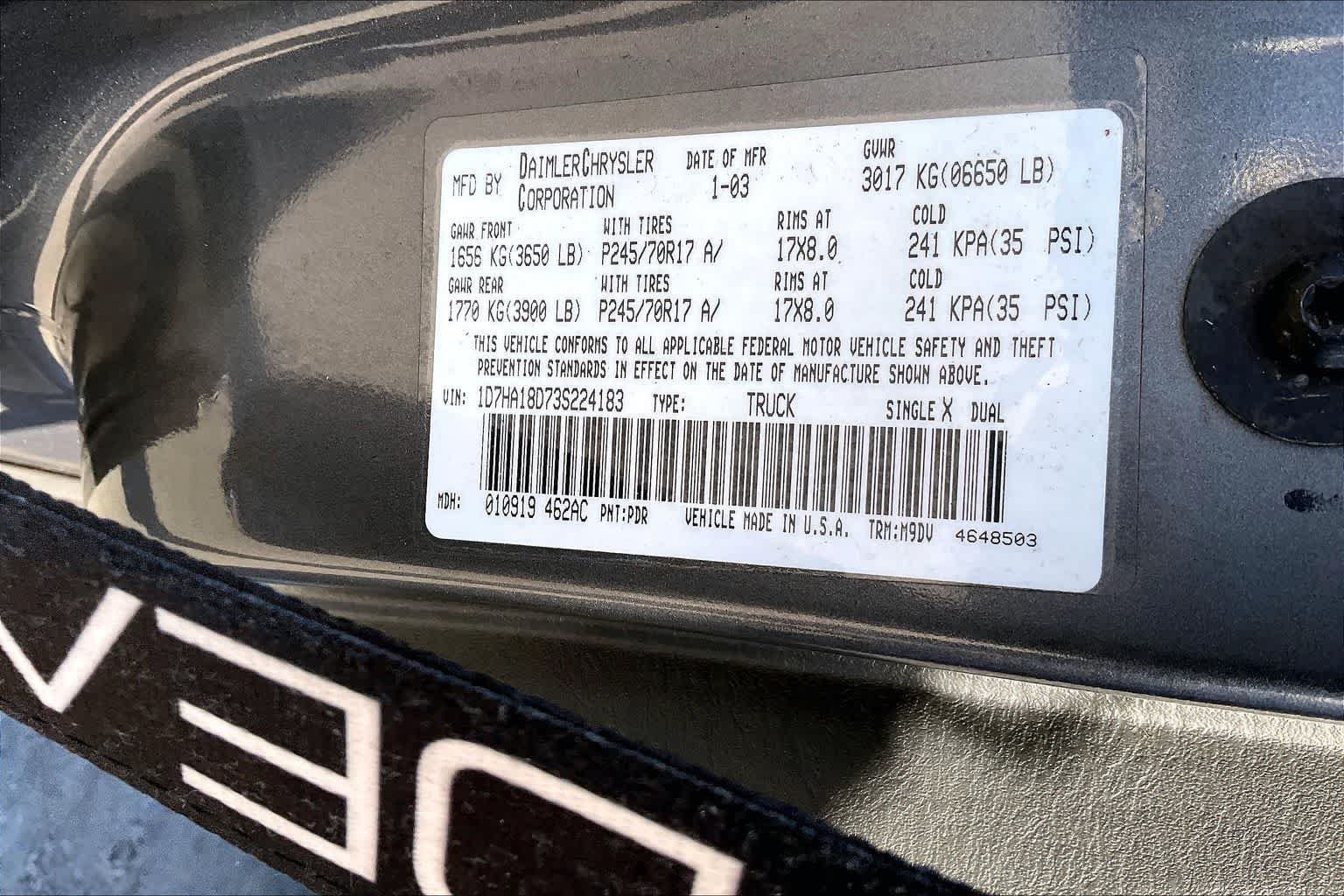 Used 2003 Dodge Ram 1500 Truck 2WD Quad Cab image 20