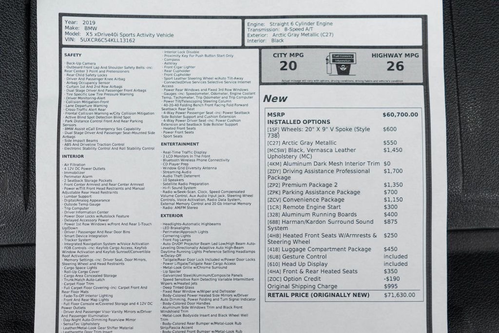 Used 2019 BMW X5 xDrive40i image 8