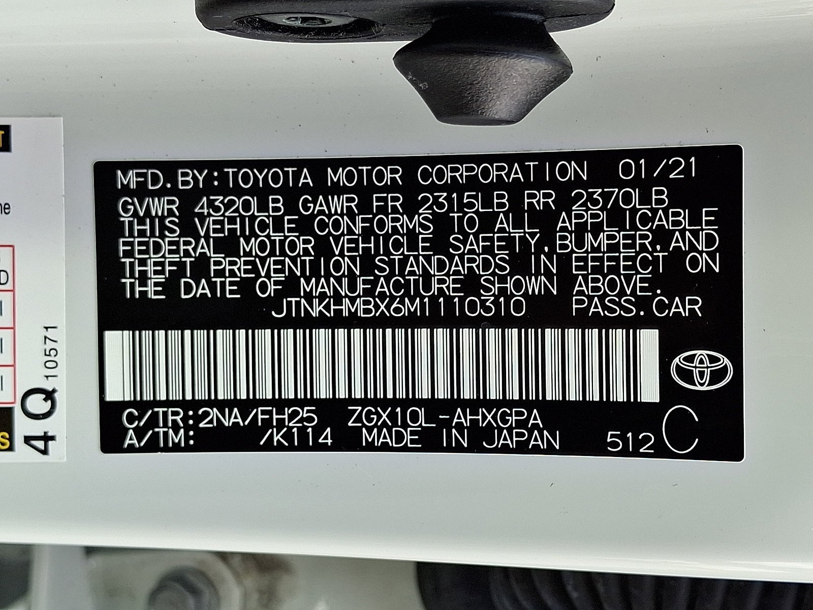 Certified 2021 Toyota C-HR Nightshade FWD image 27