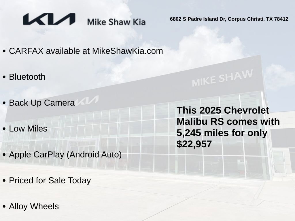 Used 2025 Chevrolet Malibu RS image 2