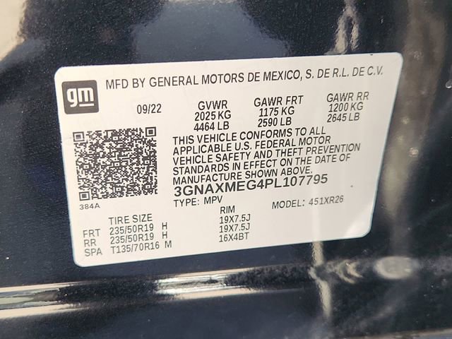 Used 2023 Chevrolet Equinox RS w/ RS Leather Package FWD image 34