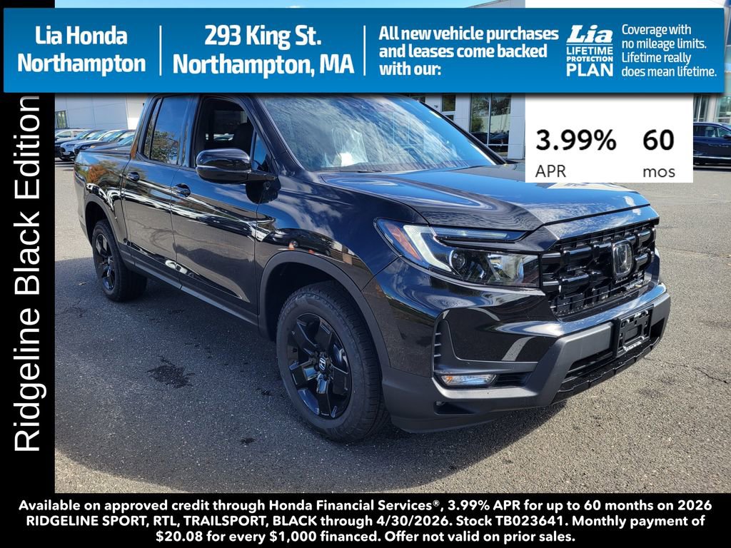 New 2026 Honda Ridgeline Black Edition
