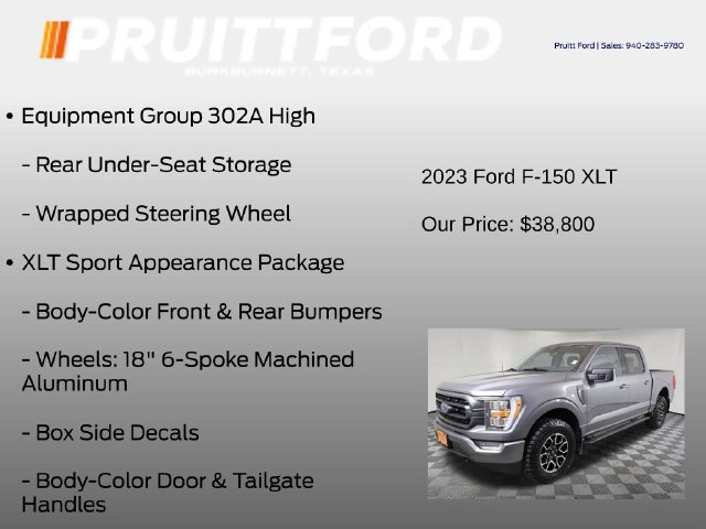 Used 2023 Ford F150 XLT w/ Equipment Group 302A High AWD/4WD image 19