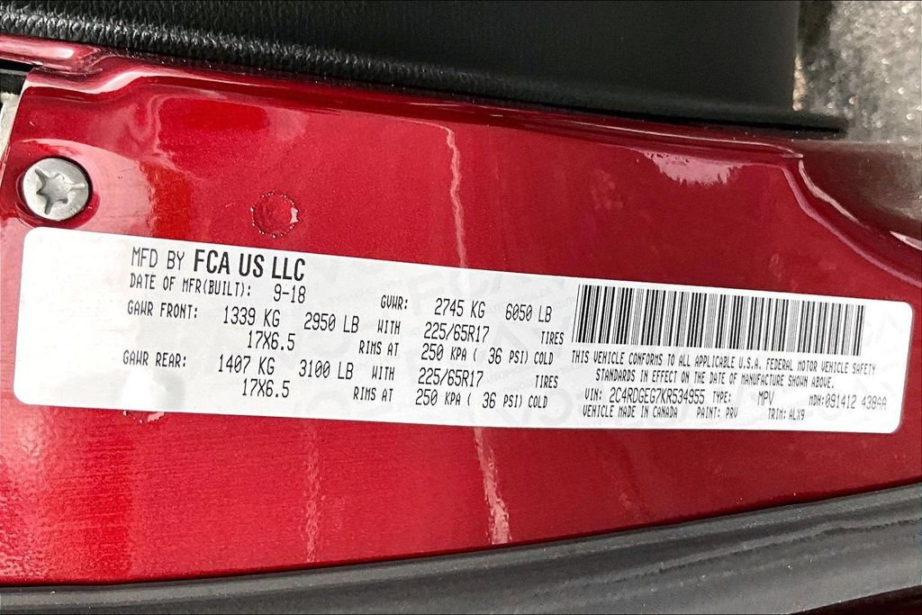 Used 2019 Dodge Grand Caravan GT FWD image 34