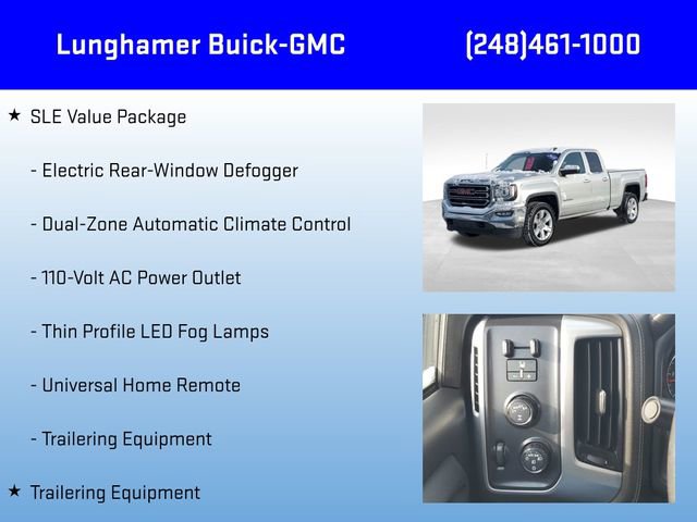 Certified 2018 GMC Sierra 1500 SLE w/ SLE Value Package image 30