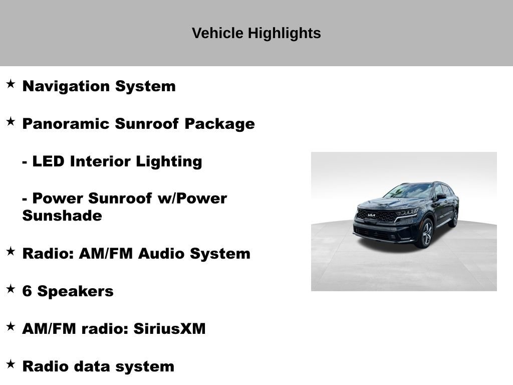 Certified 2022 Kia Sorento EX w/ Panoramic Sunroof Package FWD image 19