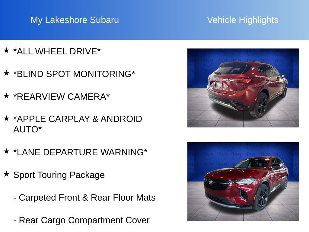 Used 2023 Buick Envision Preferred w/ Sport Touring Package image 9