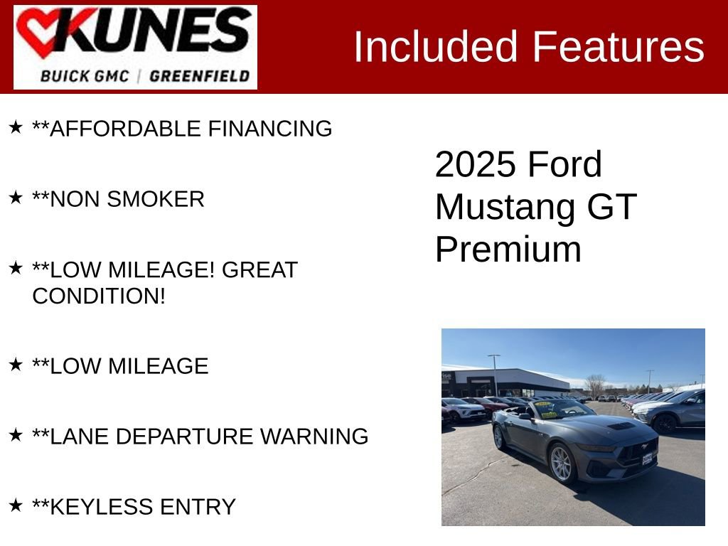 Used 2025 Ford Mustang GT Premium image 3