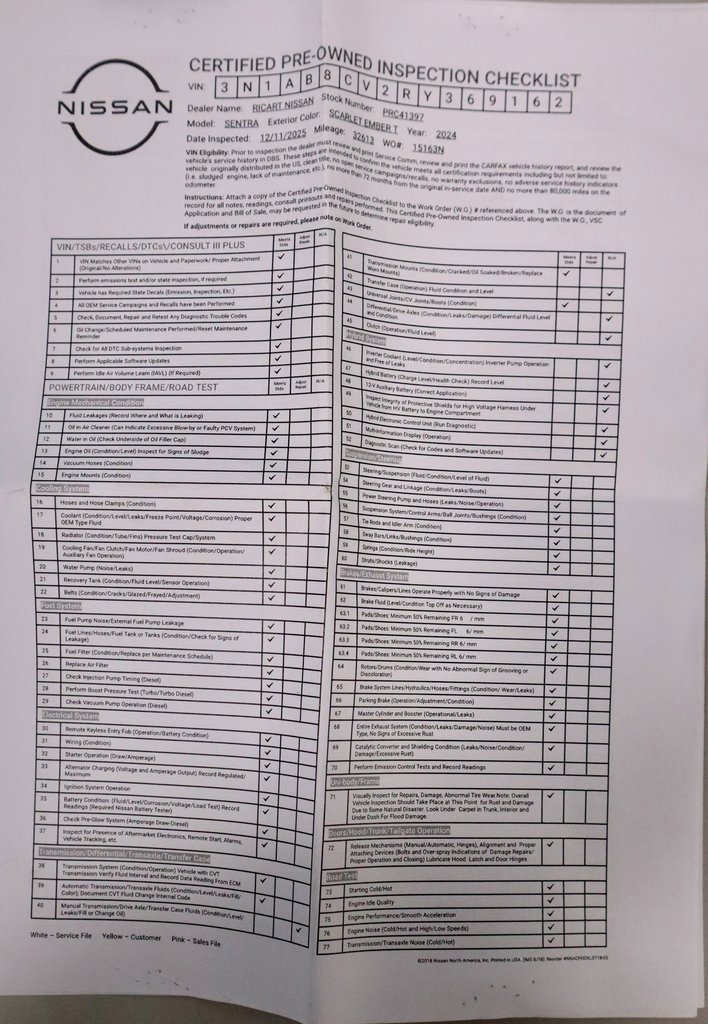 Certified 2024 Nissan Sentra SV image 4