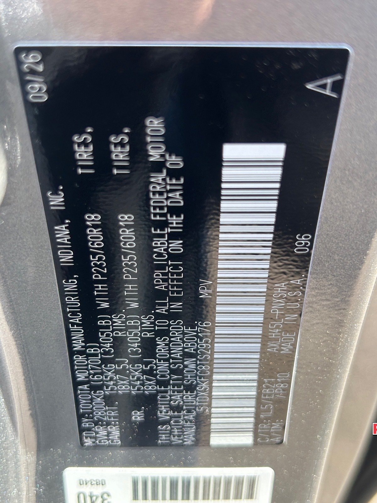 New 2026 Toyota Sienna XSE AWD/4WD image 29