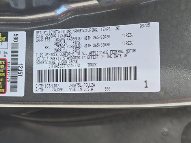 New 2026 Toyota Tundra Limited image 35