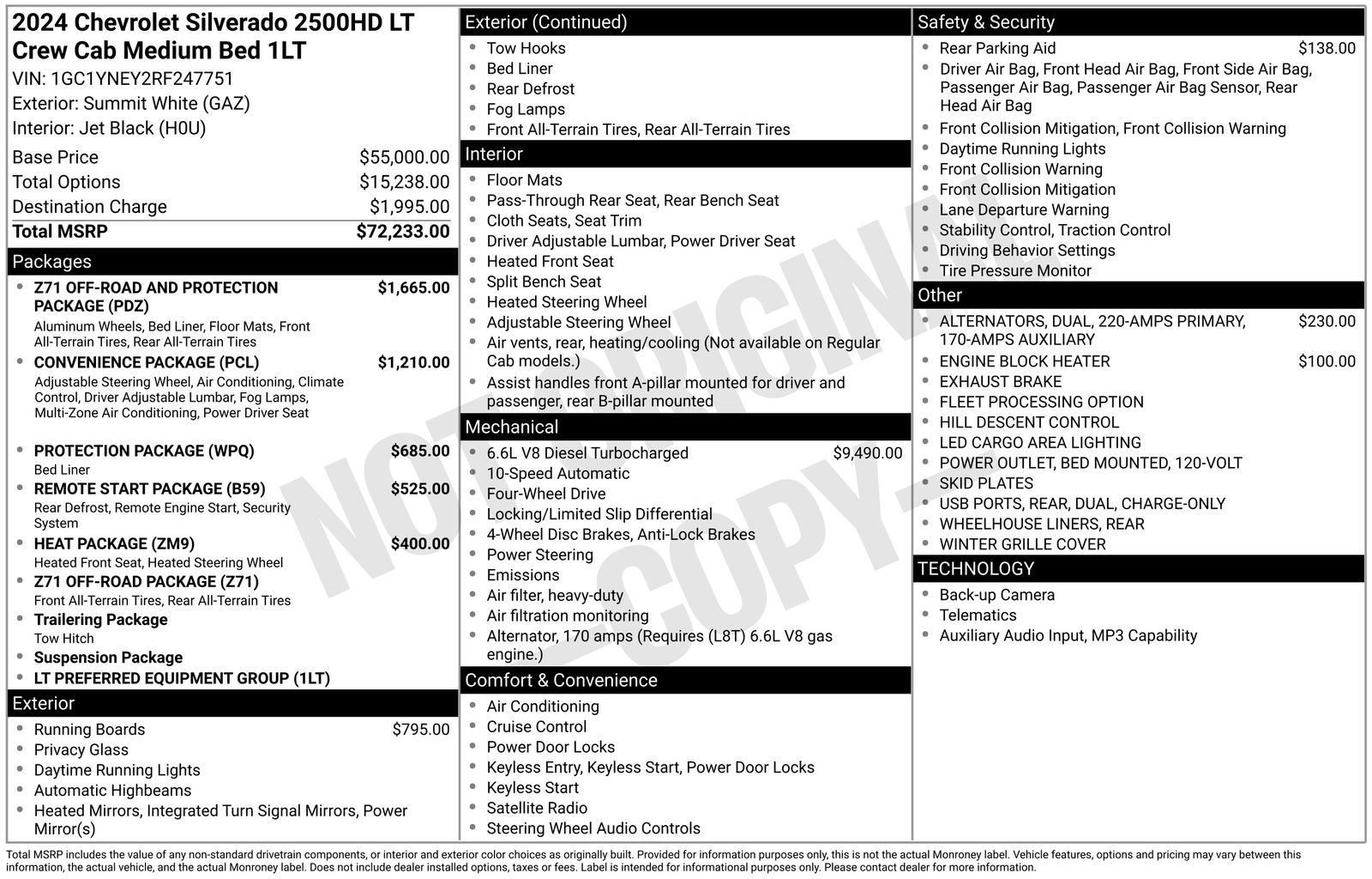Certified 2024 Chevrolet Silverado 2500 LT AWD/4WD image 34