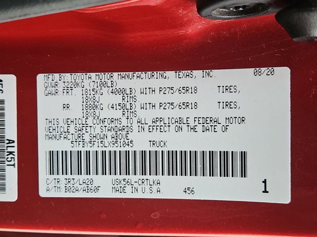 Used 2020 Toyota Tundra Limited AWD/4WD image 23