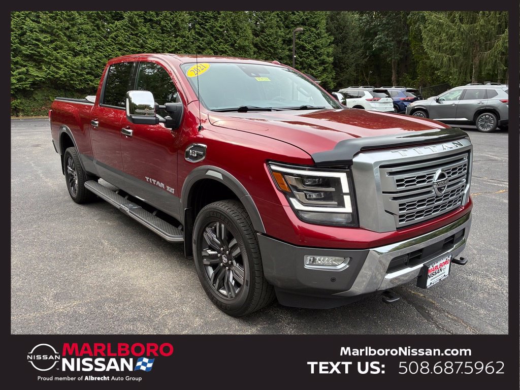 Certified 2021 Nissan Titan Platinum Reserve w/ Moonroof Package