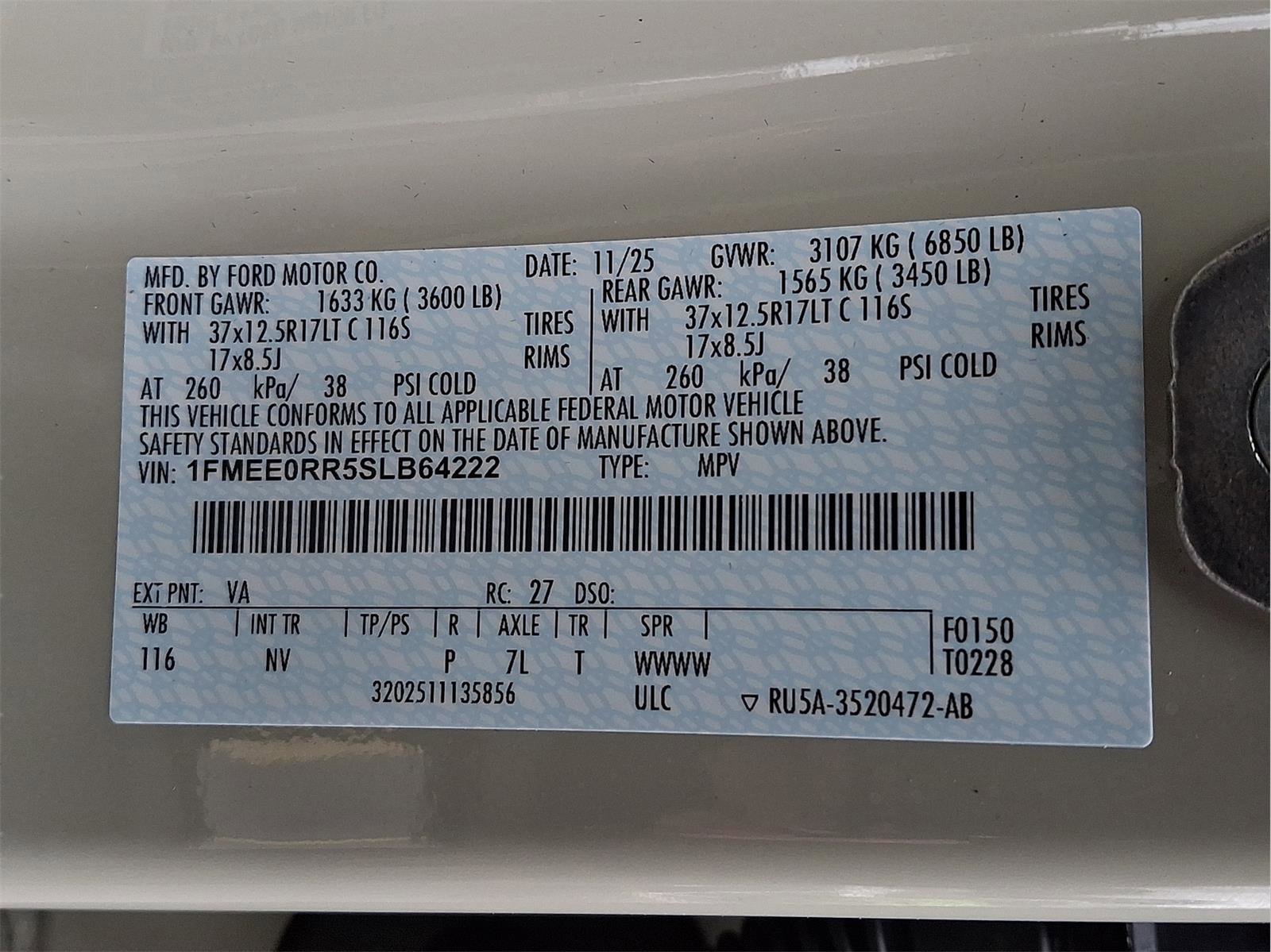 New 2025 Ford Bronco Raptor w/ Interior Carbon Fiber Pack image 18