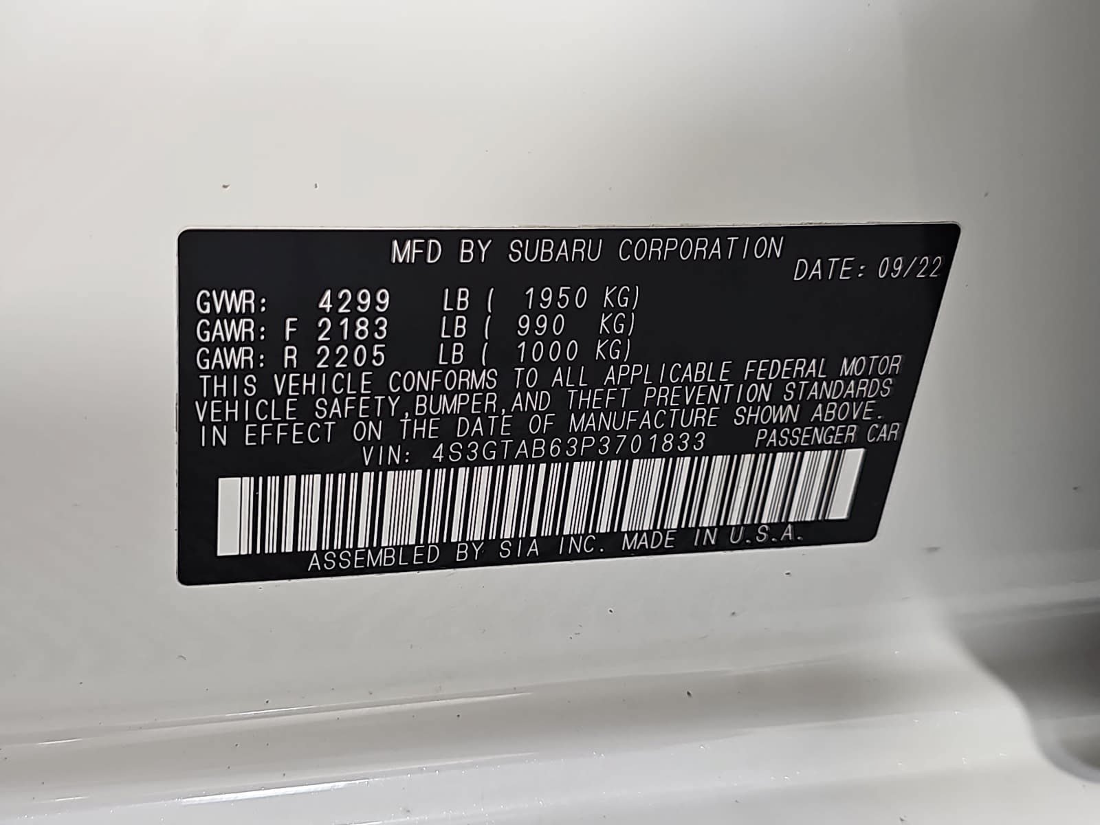 Used 2023 Subaru Impreza 2.0i AWD/4WD image 30