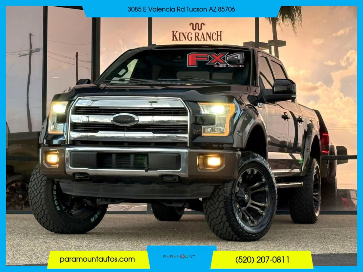 Used 2015 Ford F150 King Ranch w/ Equipment Group 601A Luxury AWD/4WD image 1