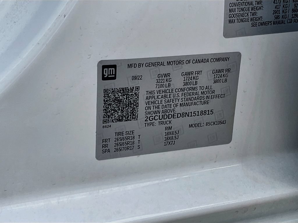 Used 2022 Chevrolet Silverado 1500 LT AWD/4WD image 32