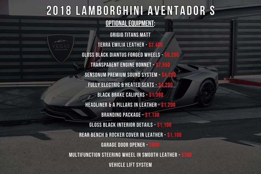 Used 2018 Lamborghini Aventador S AWD/4WD image 5