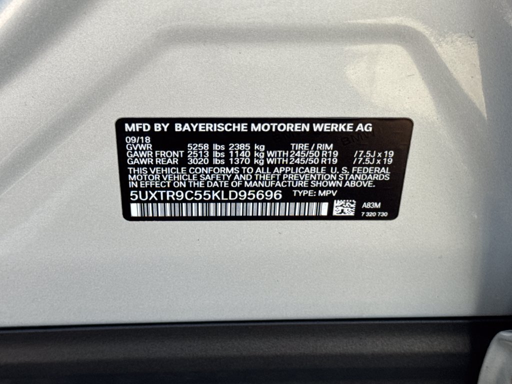 Used 2019 BMW X3 xDrive30i w/ Convenience Package AWD/4WD image 47