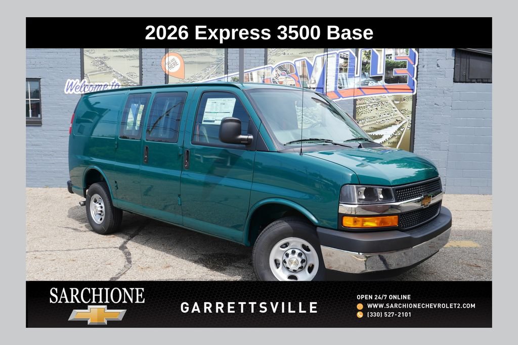 New 2026 Chevrolet Express 3500 w/ Driver Convenience Package