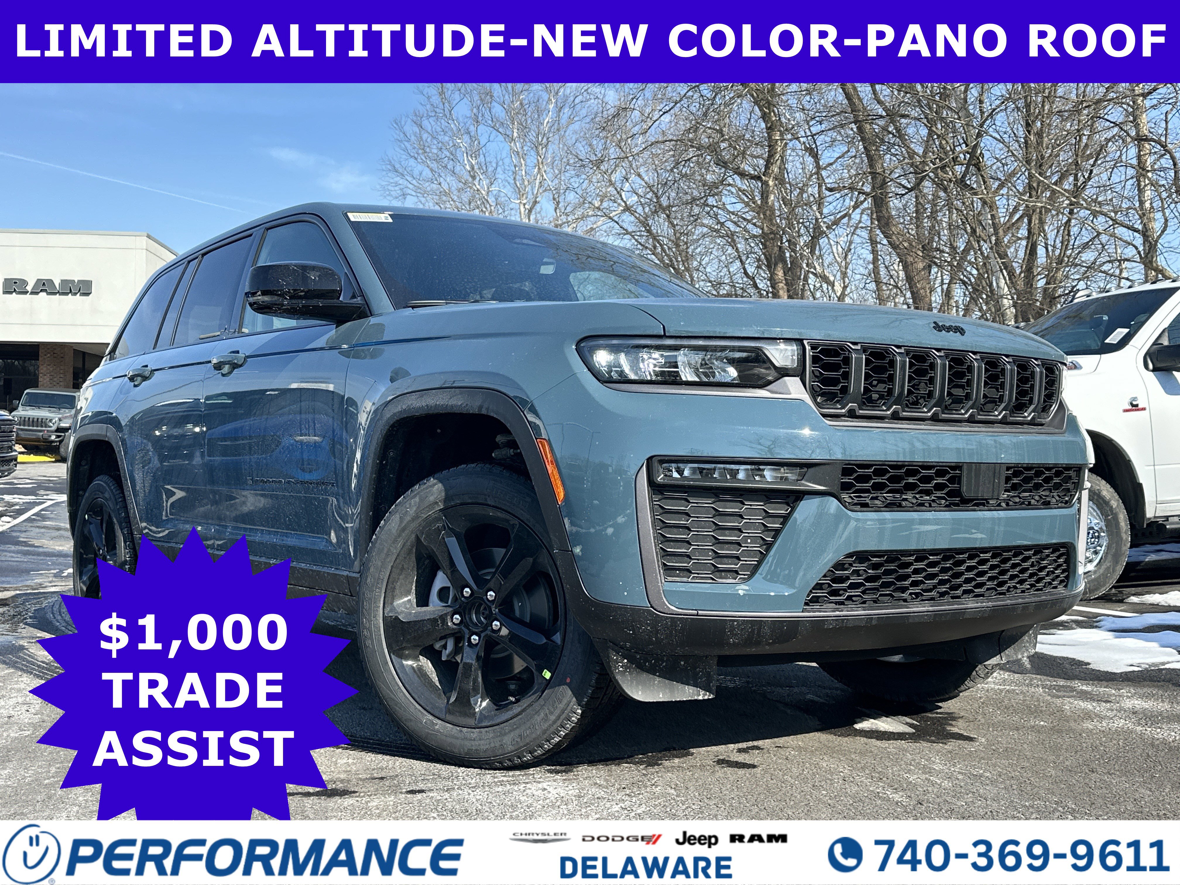 New 2026 Jeep Grand Cherokee Limited w/ Limited Altitude Package