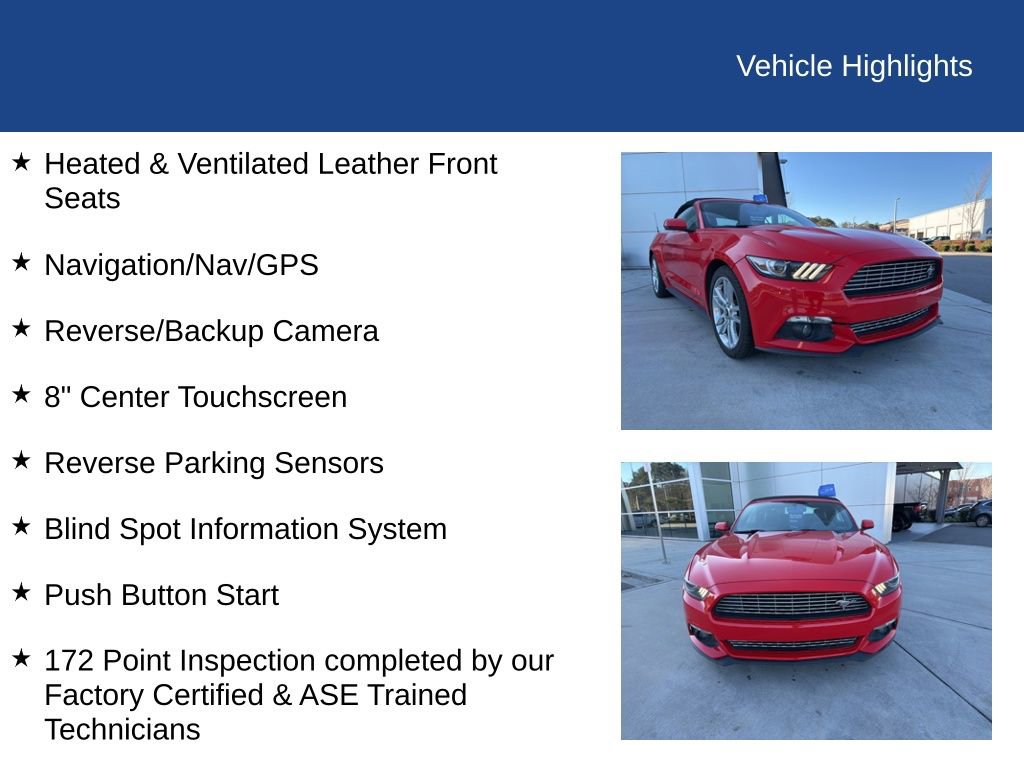 Used 2017 Ford Mustang Premium w/ Equipment Group 201A image 29