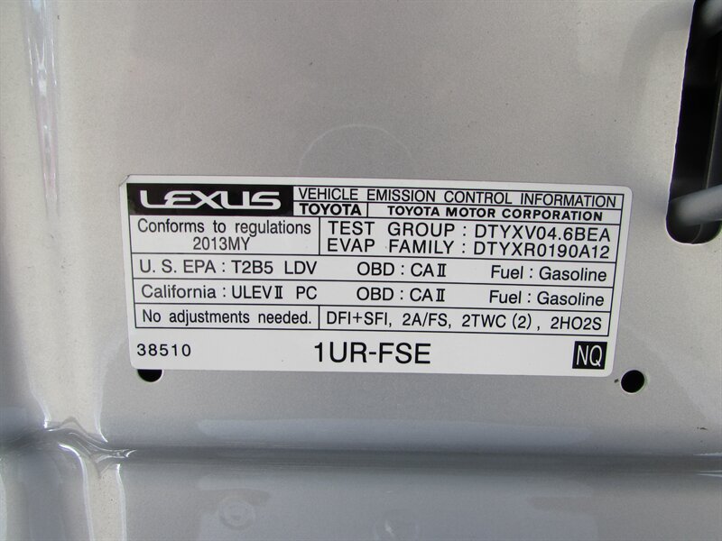 Used 2013 Lexus LS 460 AWD w/ F-Sport Pkg image 37