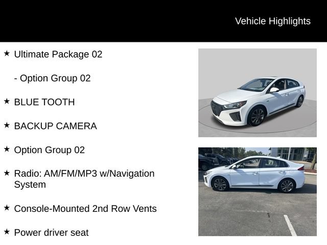Used 2019 Hyundai Ioniq Limited w/ Ultimate Package 02 FWD image 7