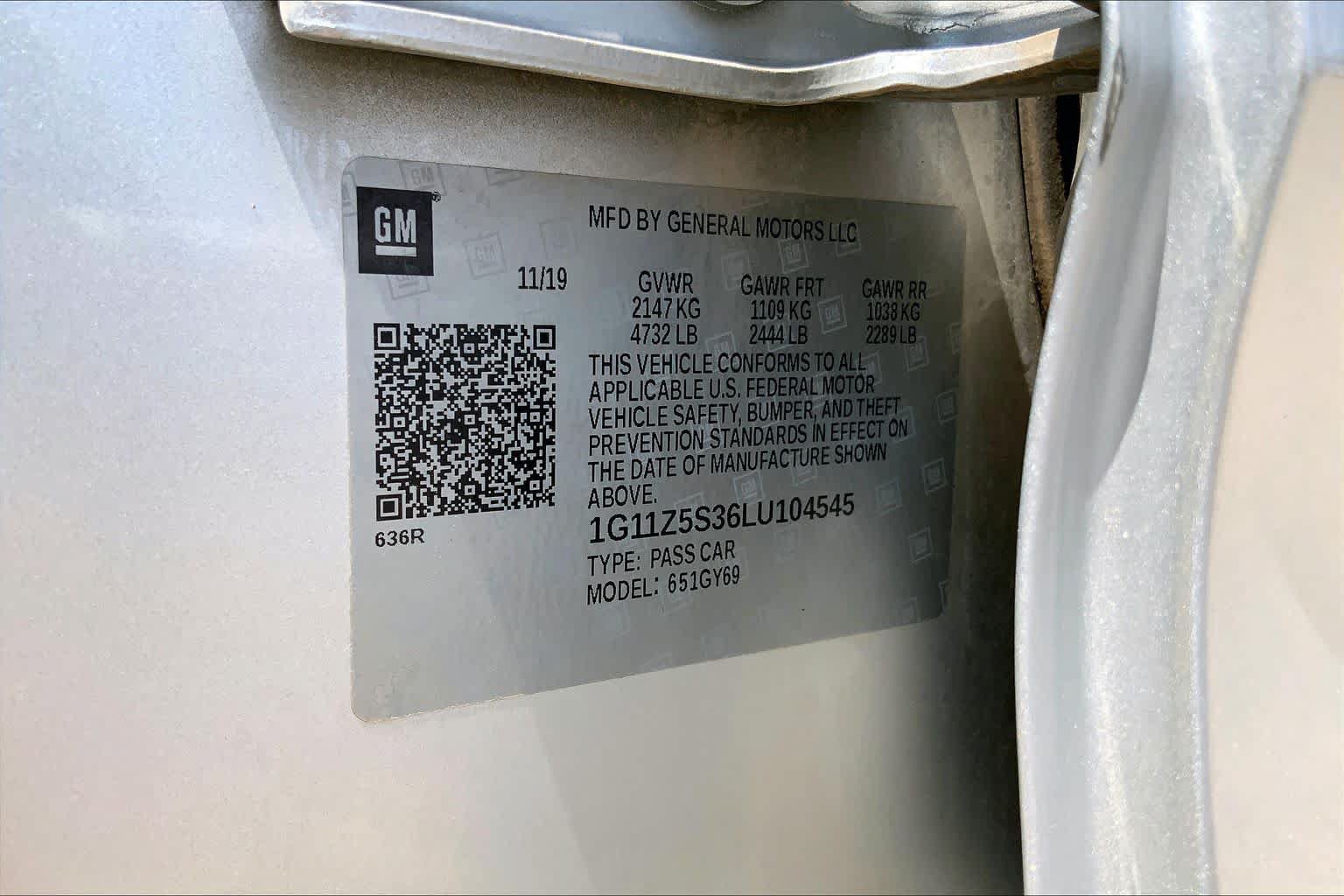 Used 2020 Chevrolet Impala LT FWD image 37