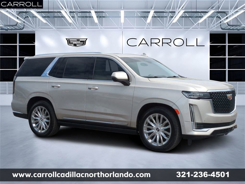 Used 2021 Cadillac Escalade Premium Luxury w/ Driver Assist Tech Package image 1