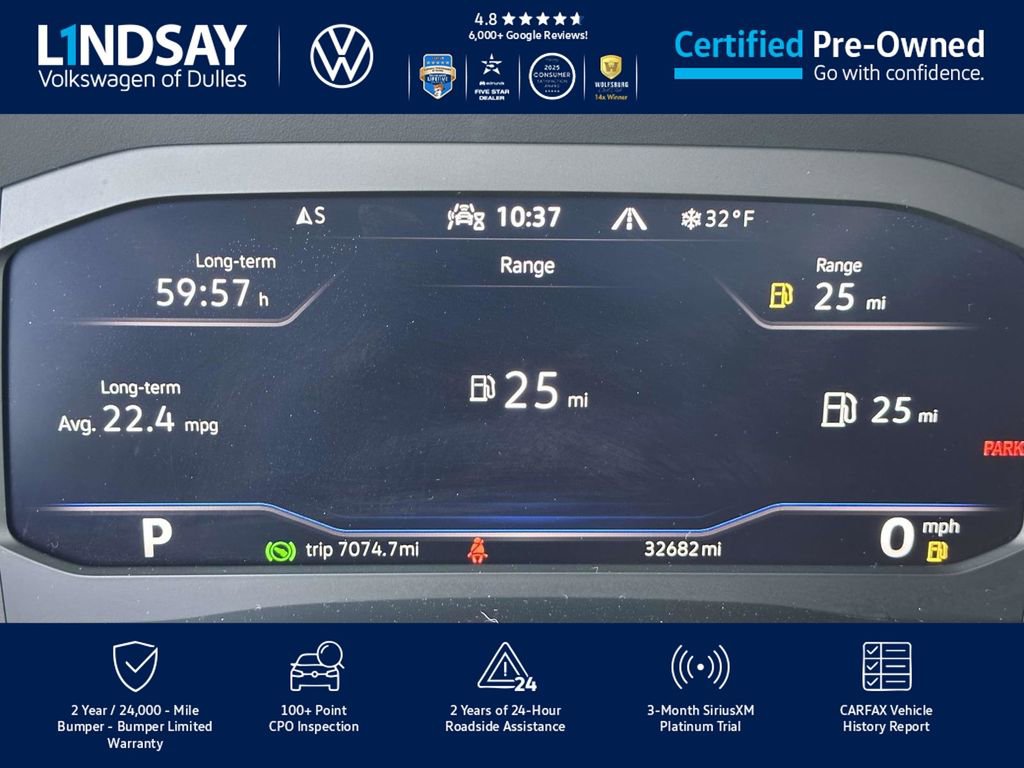 Certified 2023 Volkswagen Atlas SE w/ Black Wheel Package image 27