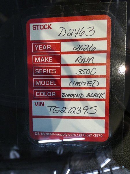 New 2026 RAM 3500 Limited AWD/4WD image 37
