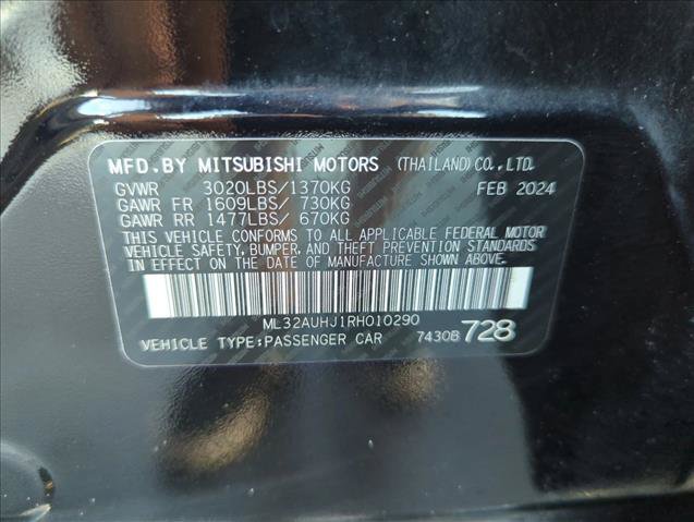 Used 2024 Mitsubishi Mirage ES FWD image 23