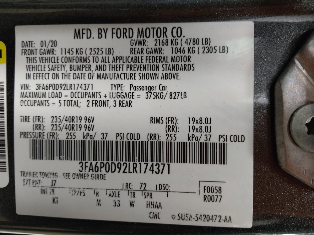 Used 2020 Ford Fusion Titanium AWD/4WD image 33