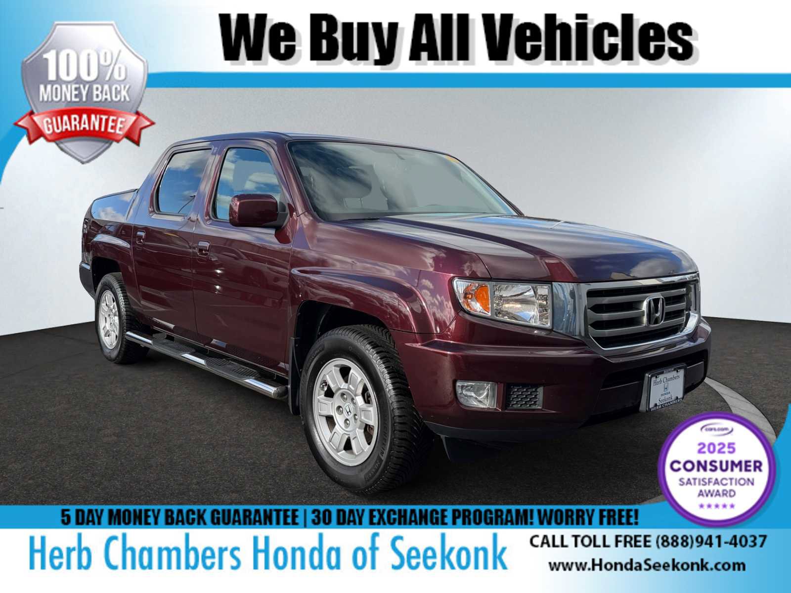 Used 2013 Honda Ridgeline RTS
