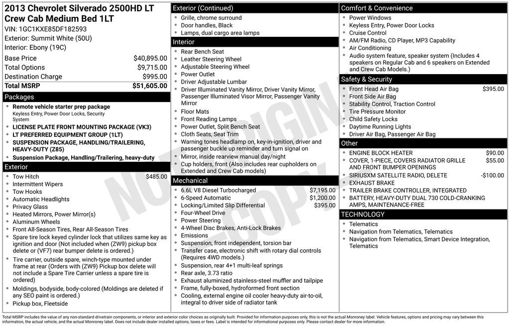 Used 2013 Chevrolet Silverado 2500 LT AWD/4WD image 39
