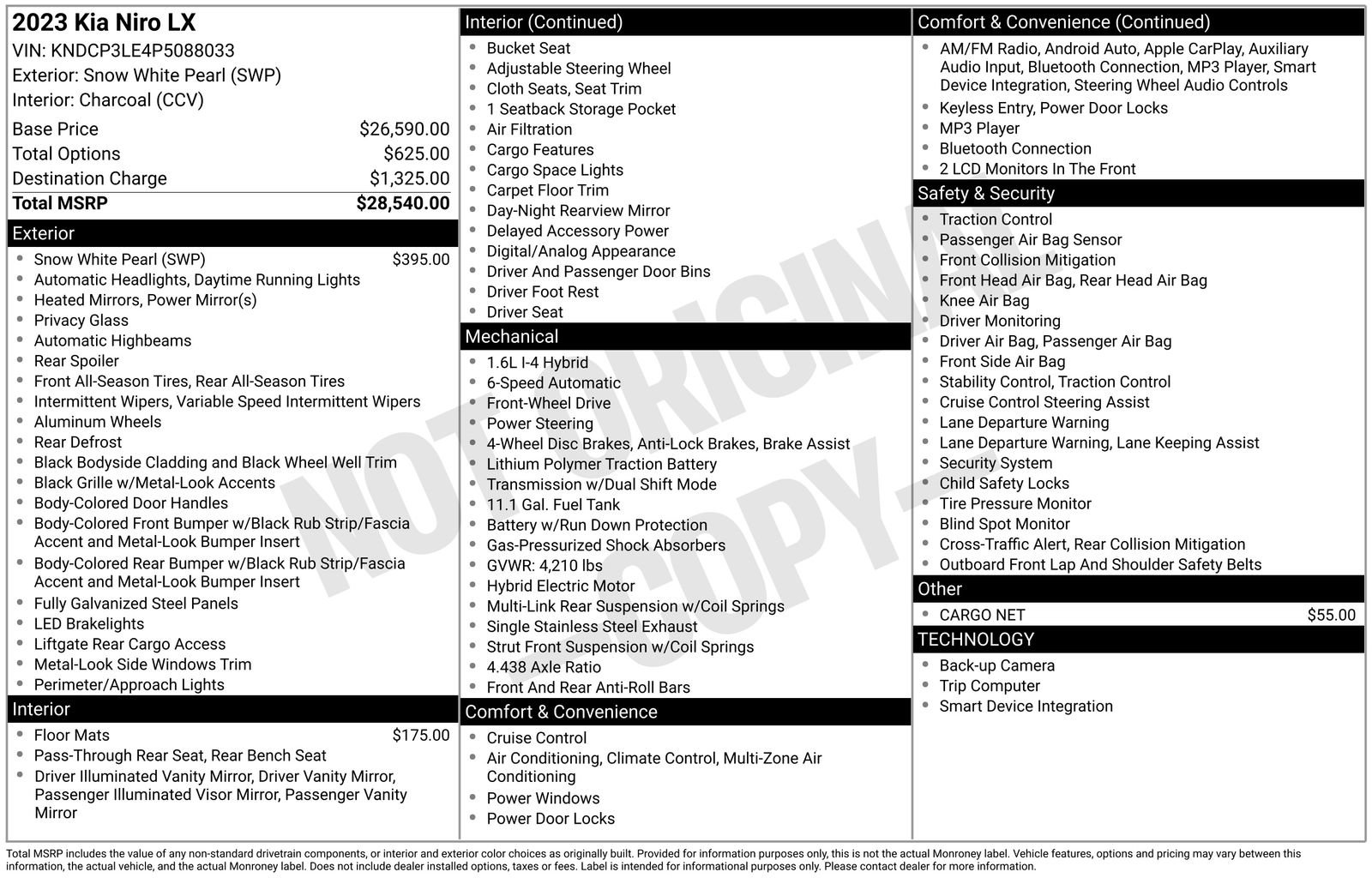 Used 2023 Kia Niro LX image 37