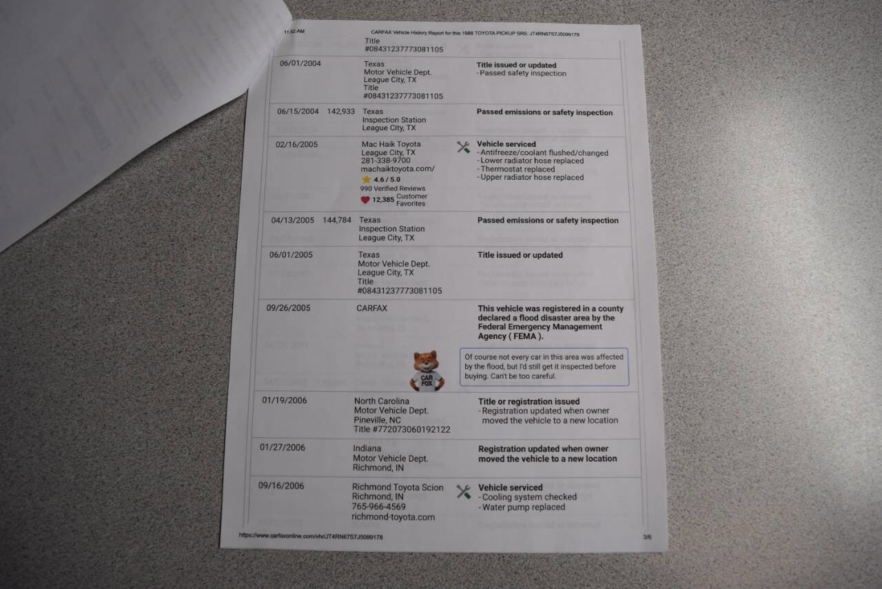 Used 1988 Toyota Pickup SR5 image 96