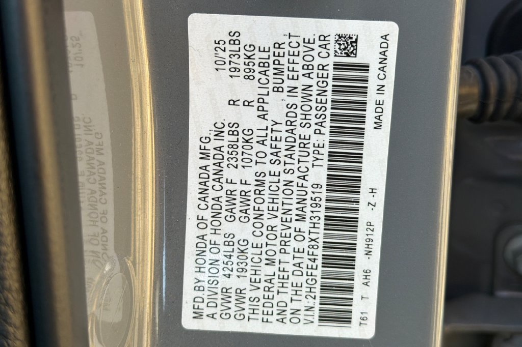 Certified 2026 Honda Civic Sport image 27