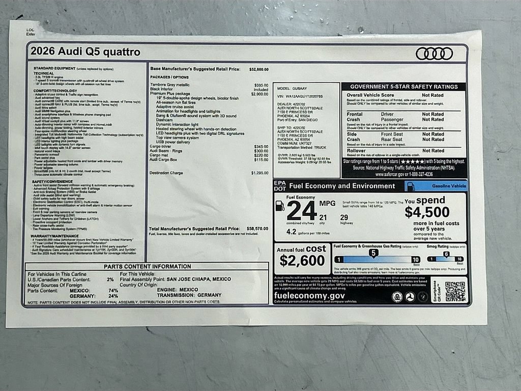 Used 2026 Audi Q5 Premium Plus w/ Premium Plus AWD/4WD image 35