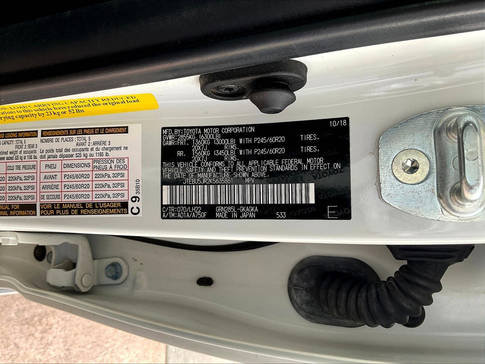 Used 2019 Toyota 4Runner Limited AWD/4WD image 19