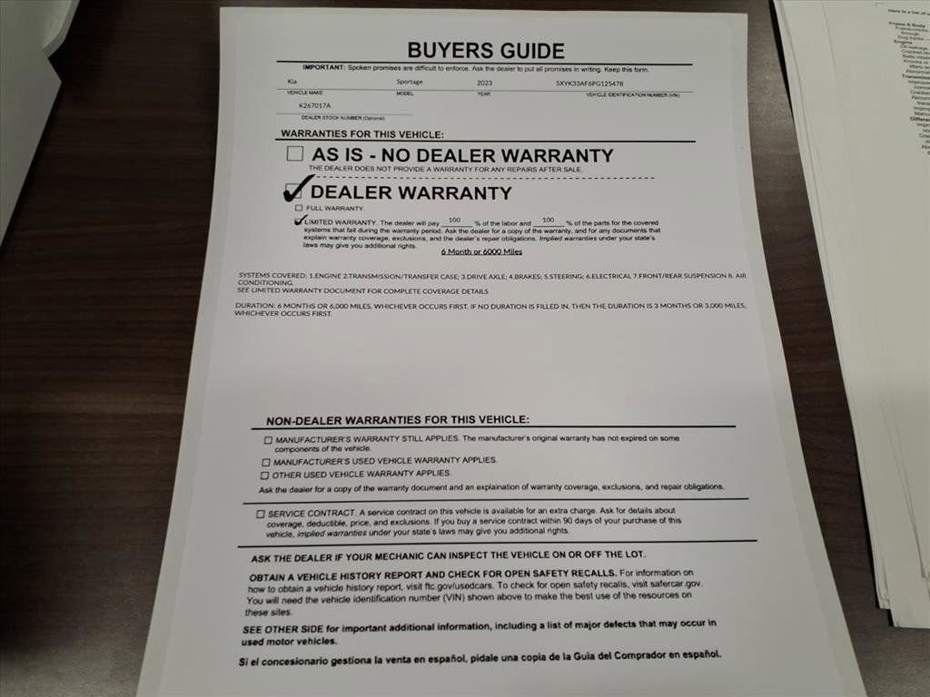 Used 2023 Kia Sportage EX FWD image 32