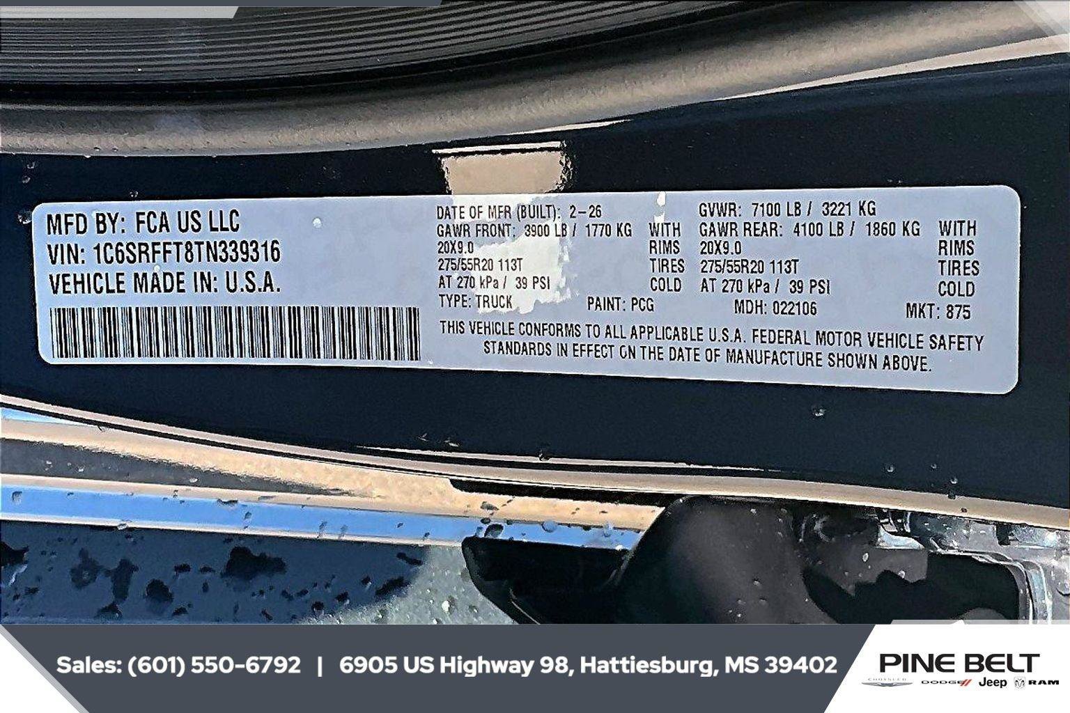 New 2026 RAM 1500 Big Horn AWD/4WD image 7