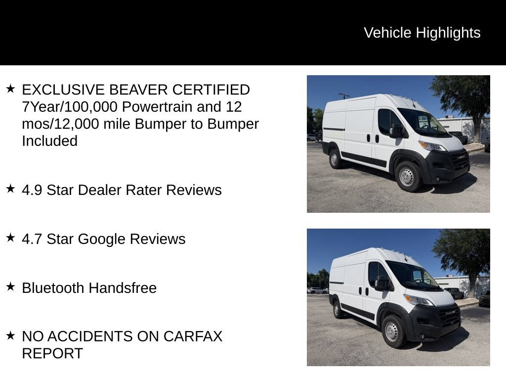 Used 2024 RAM ProMaster 2500 w/ Convenience Group FWD image 6