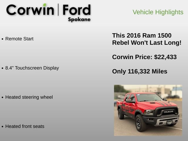 Used 2016 RAM 1500 Rebel AWD/4WD image 6