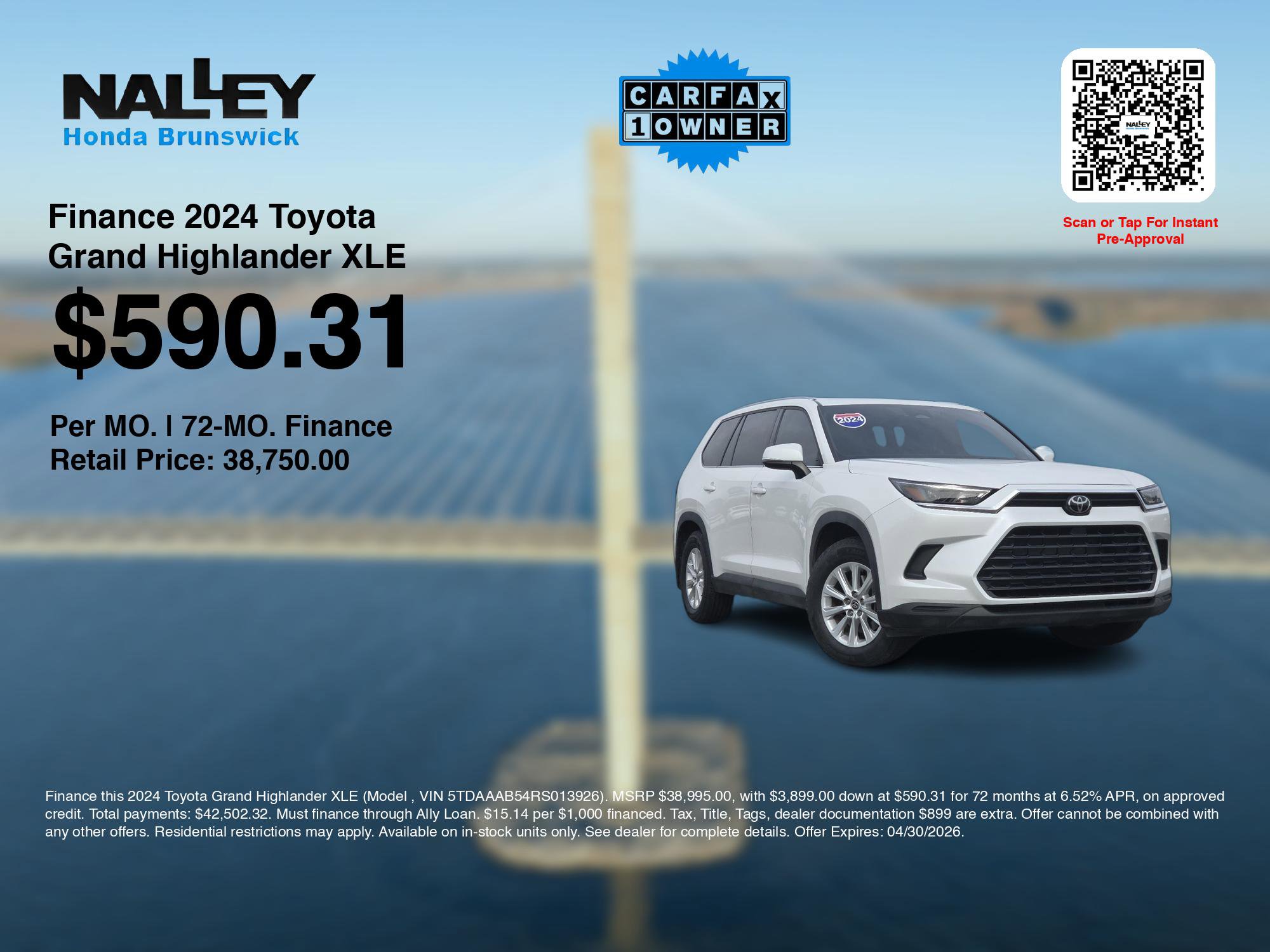 Used 2024 Toyota Grand Highlander AWD image 3