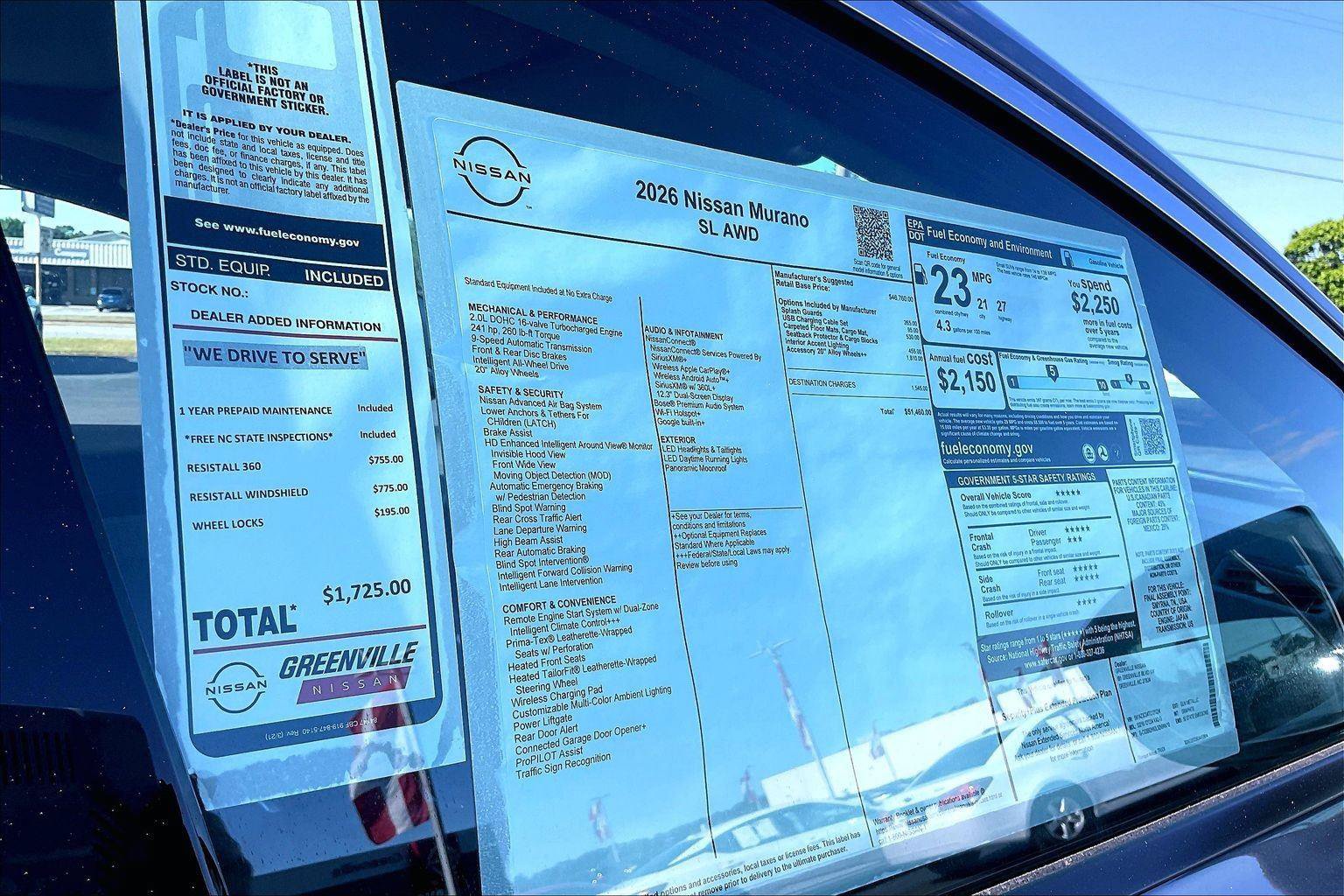 New 2026 Nissan Murano SL AWD/4WD image 15